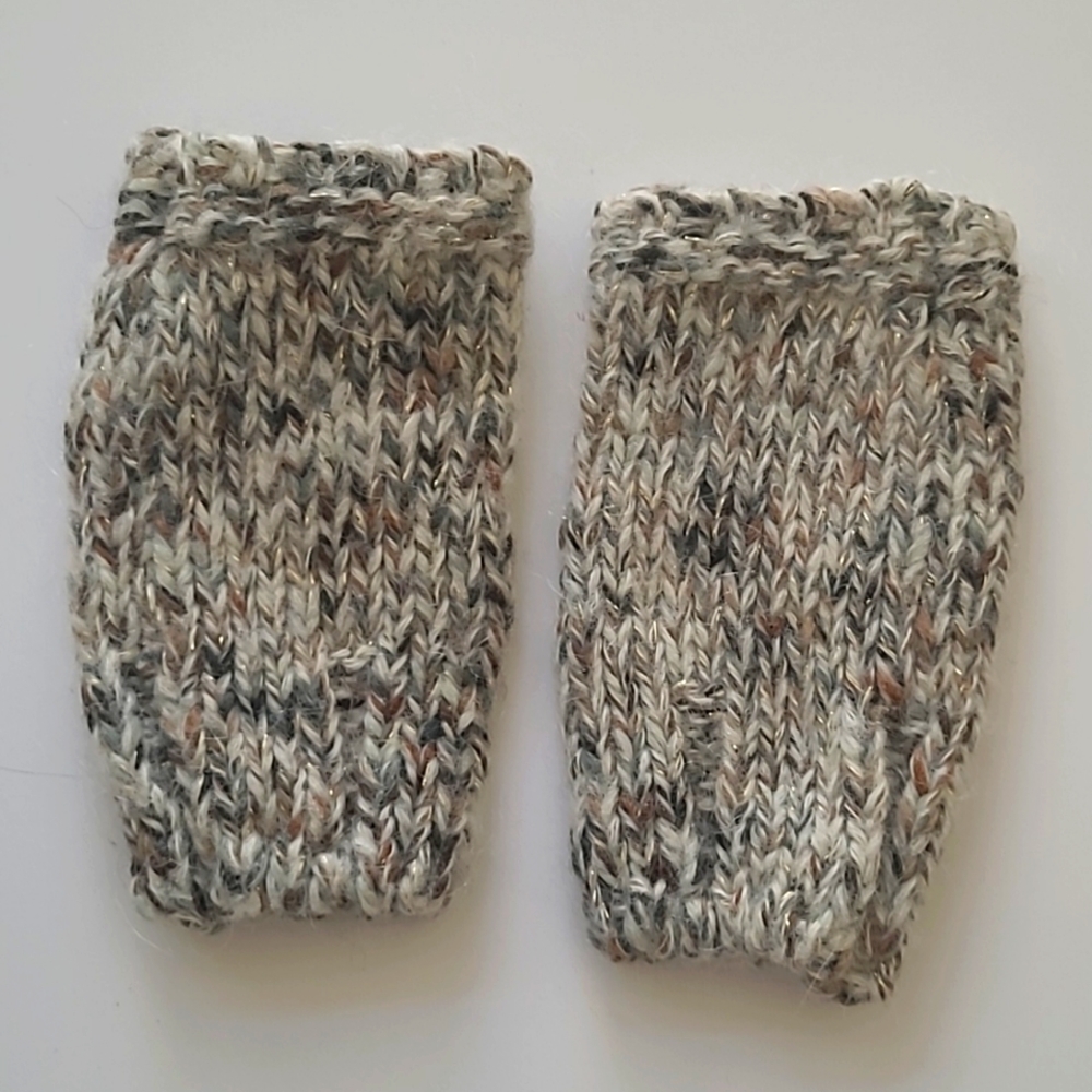 Luisa Brini Knit Fingerless Gloves - Picture 4 of 6